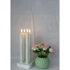 4-PAK GENOPLADELIGE HVIDE 24,5 CM LED KRONELYS>Veli Line Outlet