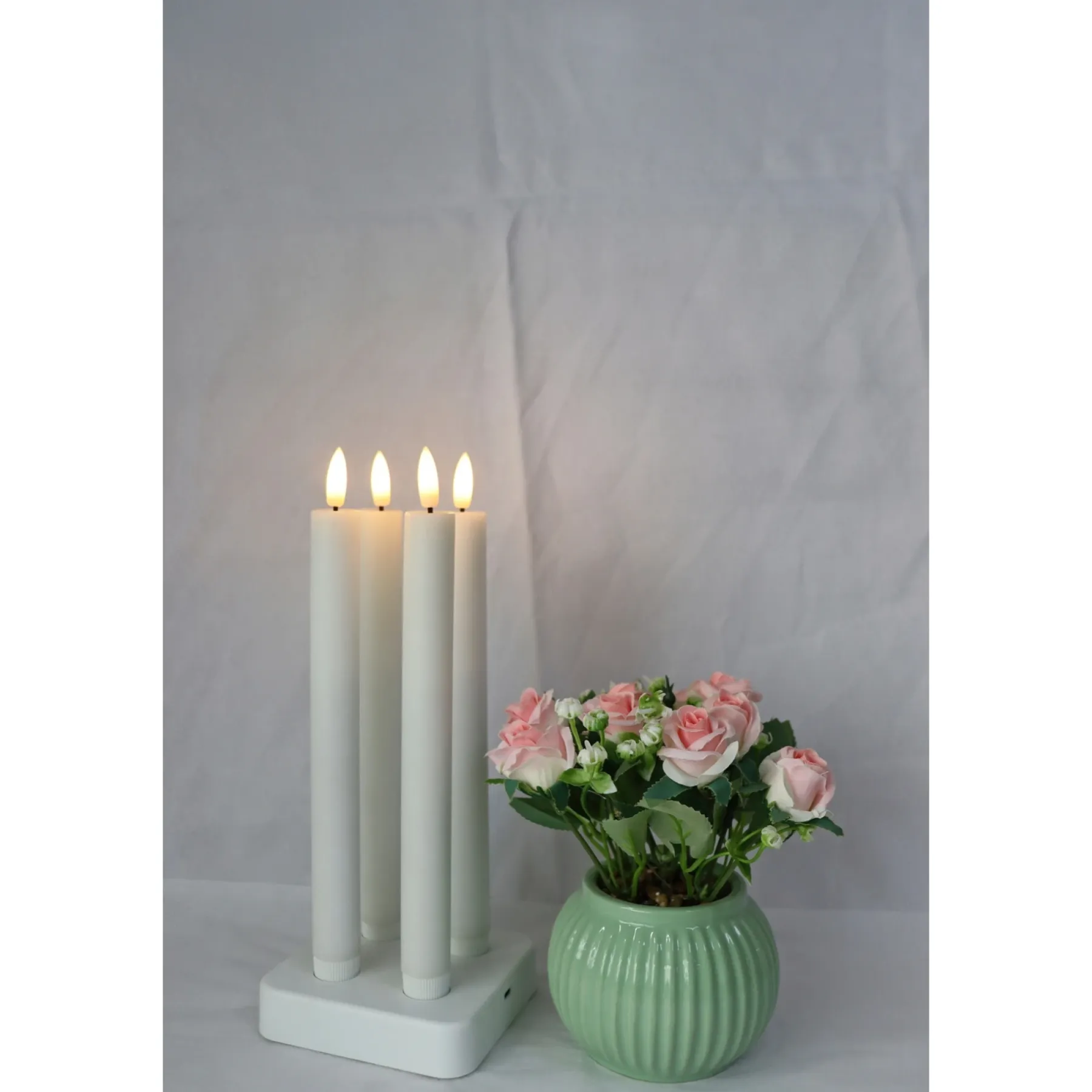 4-PAK GENOPLADELIGE HVIDE 24,5 CM LED KRONELYS>Veli Line Outlet