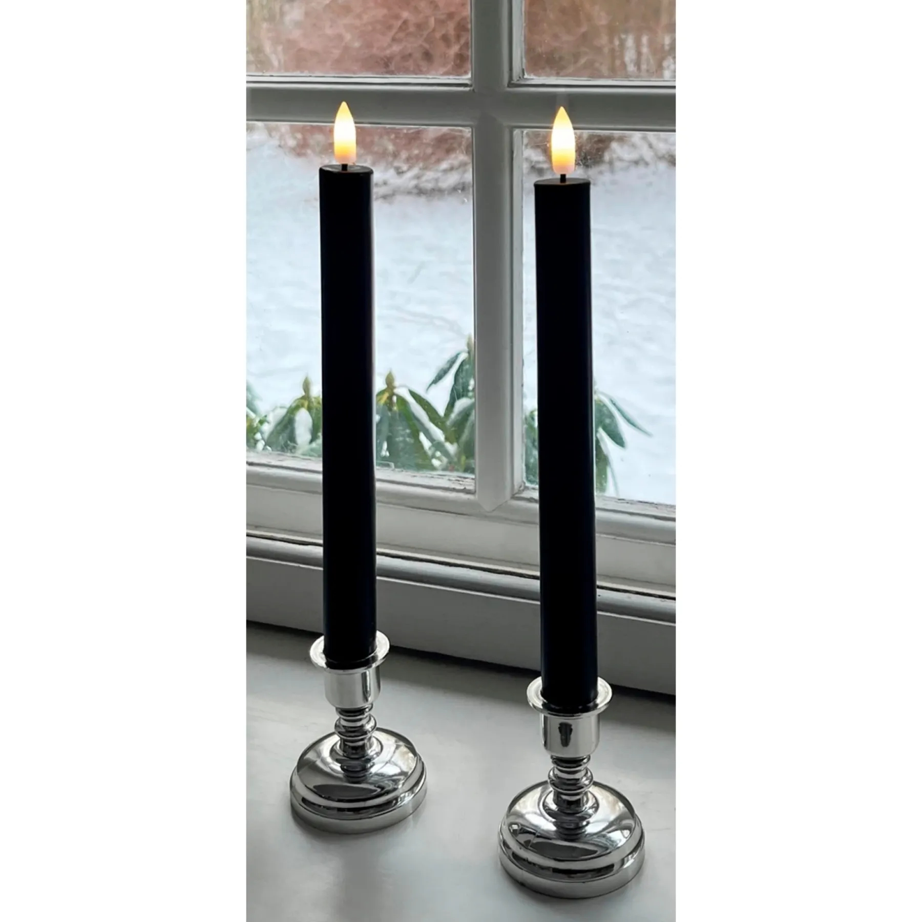2-PAK SORTE 24 CM LED KRONELYS>Veli Line Best