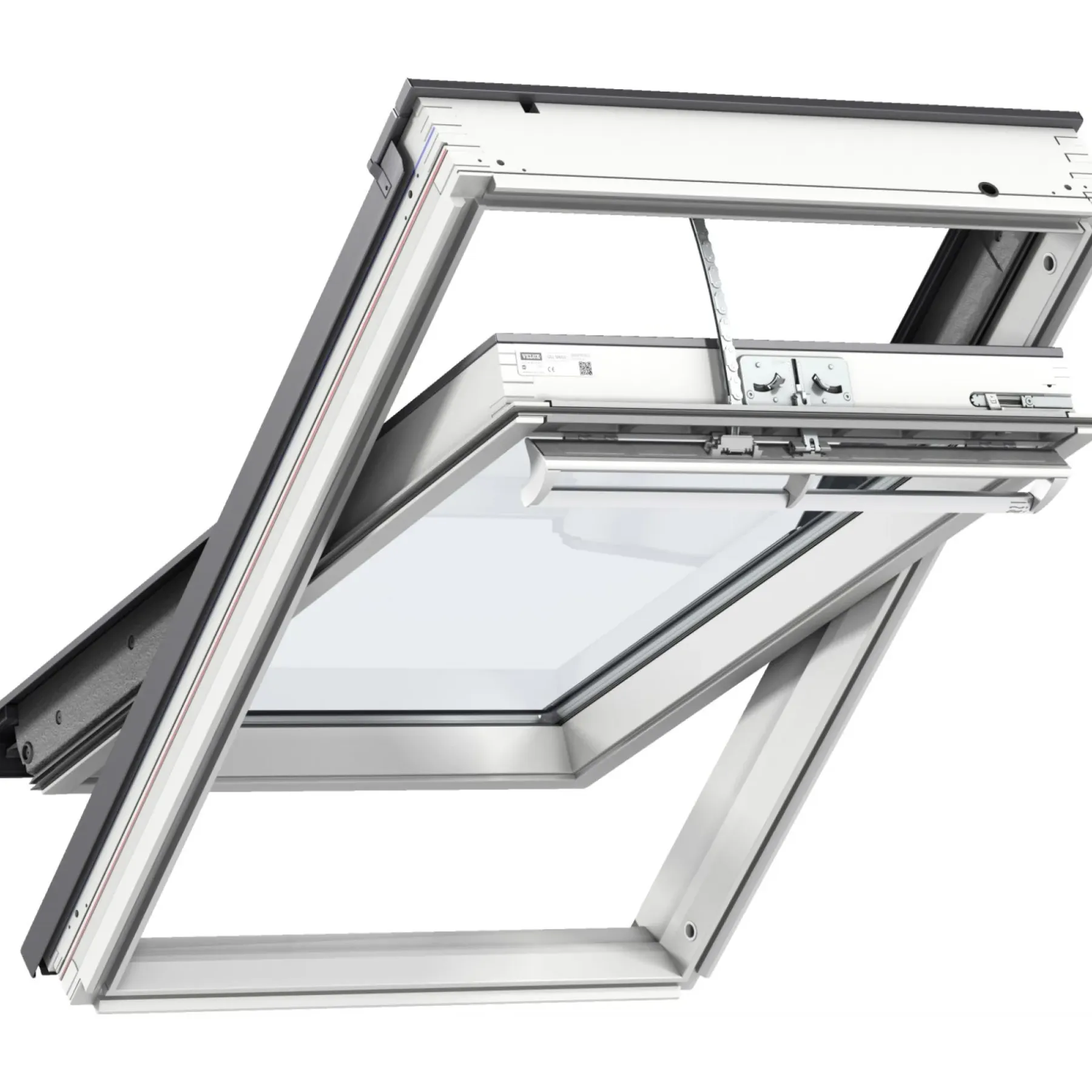 Ovenlysvinduer ^ Velux INTEGRA ELEKTRISK VIPPEVINDUE HVID POLYURETAN 78 X 140 CM GGU MK08 006821