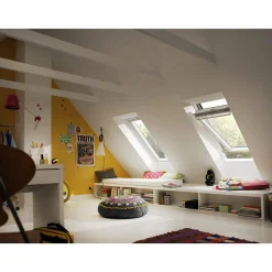 Ovenlysvinduer ^ Velux INTEGRA ELEKTRISK VIPPEVINDUE HVID POLYURETAN 78 X 140 CM GGU MK08 006821