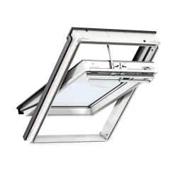 Ovenlysvinduer ^ Velux INTEGRA ELEKTRISK VIPPEVINDUE HVID POLYURETAN 55 X 78 CM GGU CK02 006821