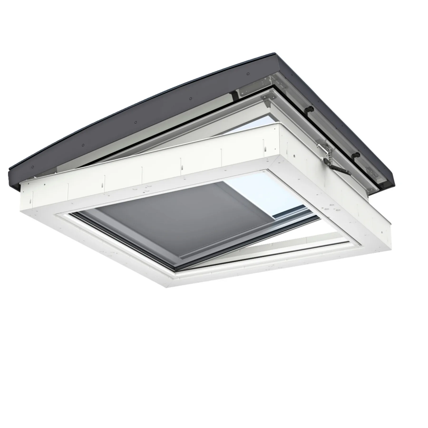 Ovenlysvinduer ^ Velux MØRKLÆGNINGSGARDIN SOLCELLEDREVET HVID DSU0900904550WL
