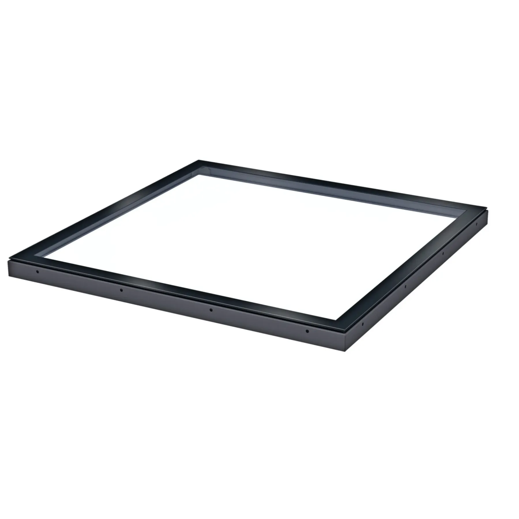 Ovenlysvinduer ^ Velux PLAN OVERDEL FLADTAGSVINDUE HVID POLYURETAN 120 X 120 CM ISU 120120 2093