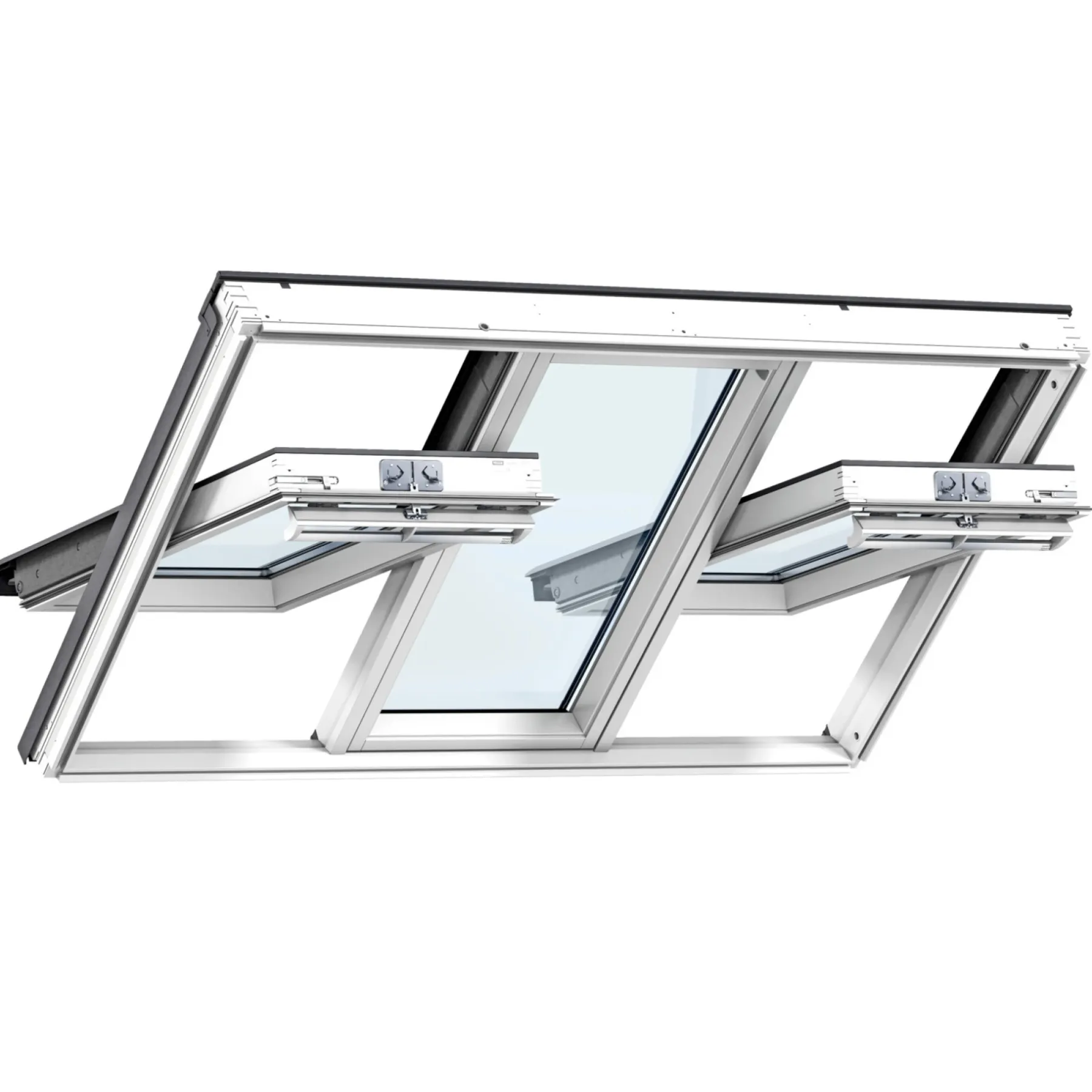 Ovenlysvinduer ^ Velux STUDIO 3I1 VIPPEVINDUE HVIDMALET TRÆ 188 X 140 CM GGLSFFKF082066