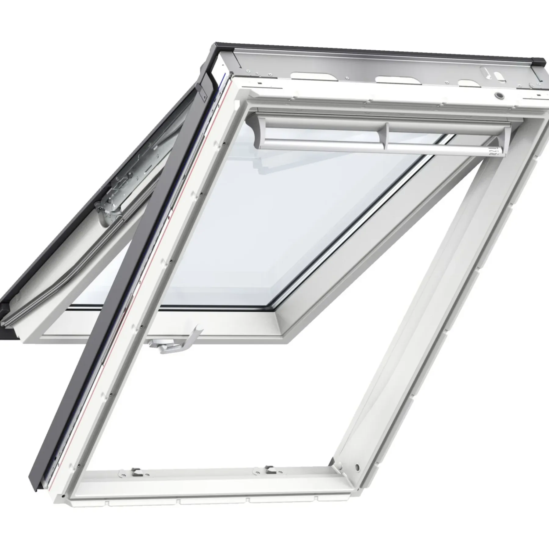 Ovenlysvinduer ^ Velux TOPHÆNGT VINDUE HVID POLYURETAN 78 X 140 CM GPU MK08 0068