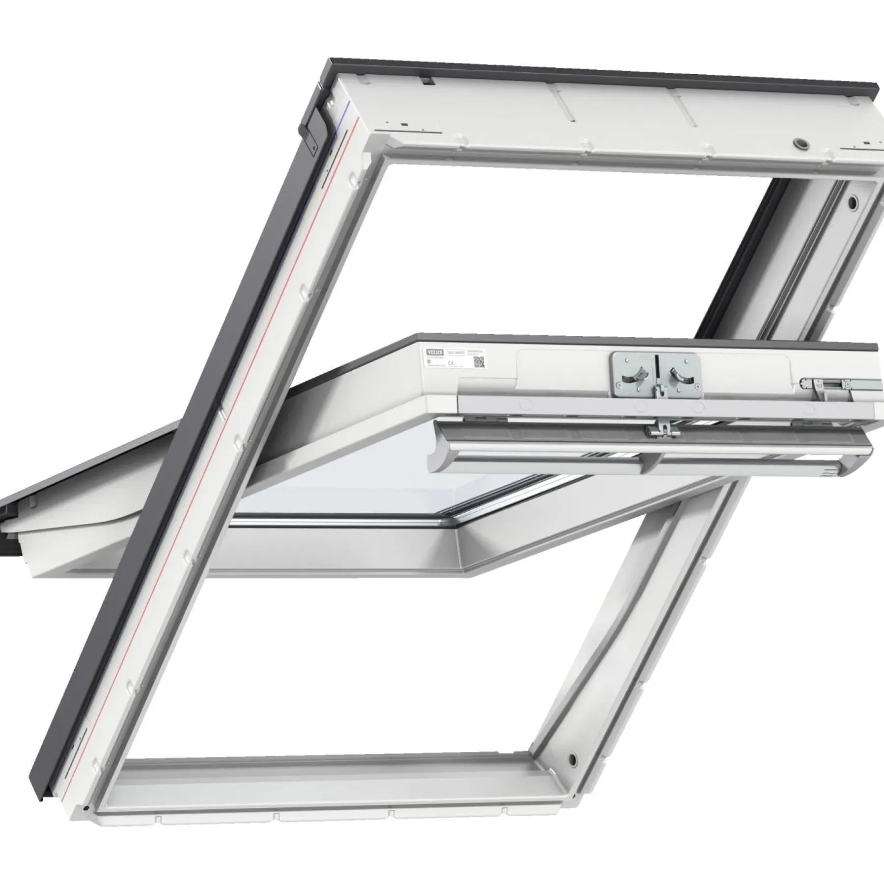 VIPPEVINDUE HVID POLYURETAN 55 X 78 CM GGU CK02 0068>Velux Online