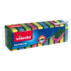 RAINBOW SKRUBBESVAMP MULTI 10 STK>Vileda Outlet