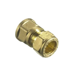 Messing Fittings ^ VVS Trading 220. OVERGANGSMUFFE 1/2"X10X110 MM