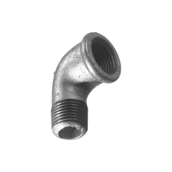 Galvaniserede Fittings ^ VVS Trading NR. 92 VINKEL 1/2"X1/2"X55 MM