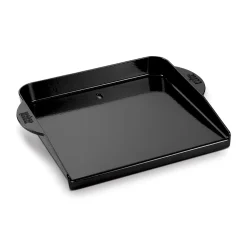 Grilltilbehør ^ Weber DELUXE STEGEPLADE PORCELÆNSEMALJERET STØBEJERN