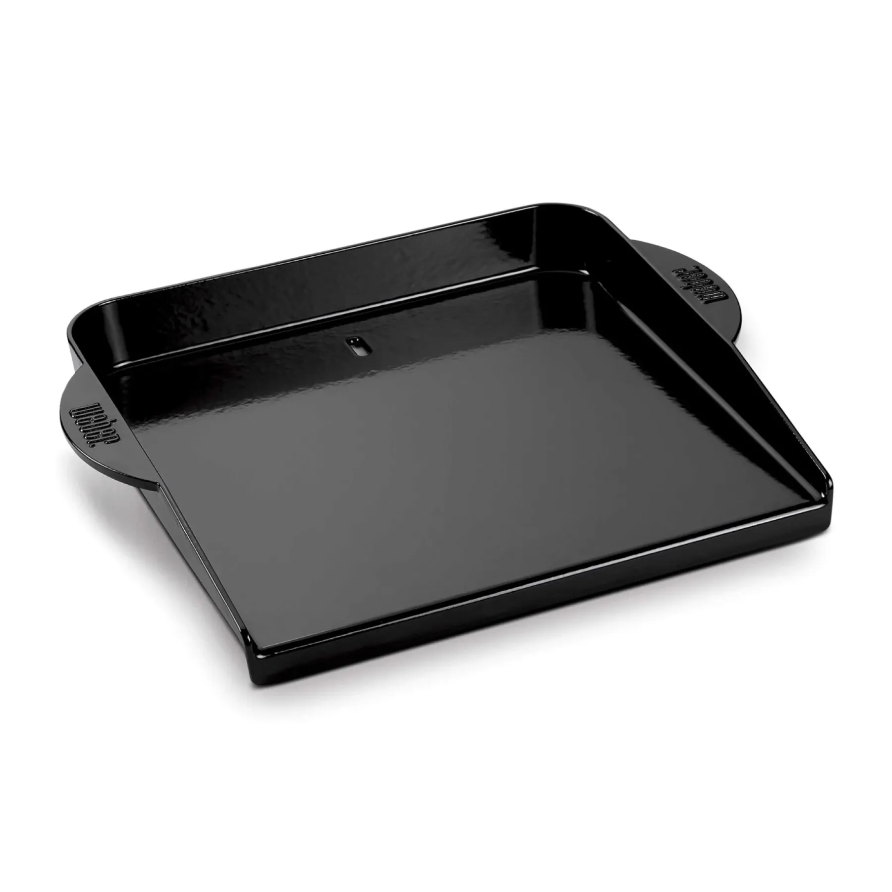 Grilltilbehør ^ Weber DELUXE STEGEPLADE PORCELÆNSEMALJERET STØBEJERN