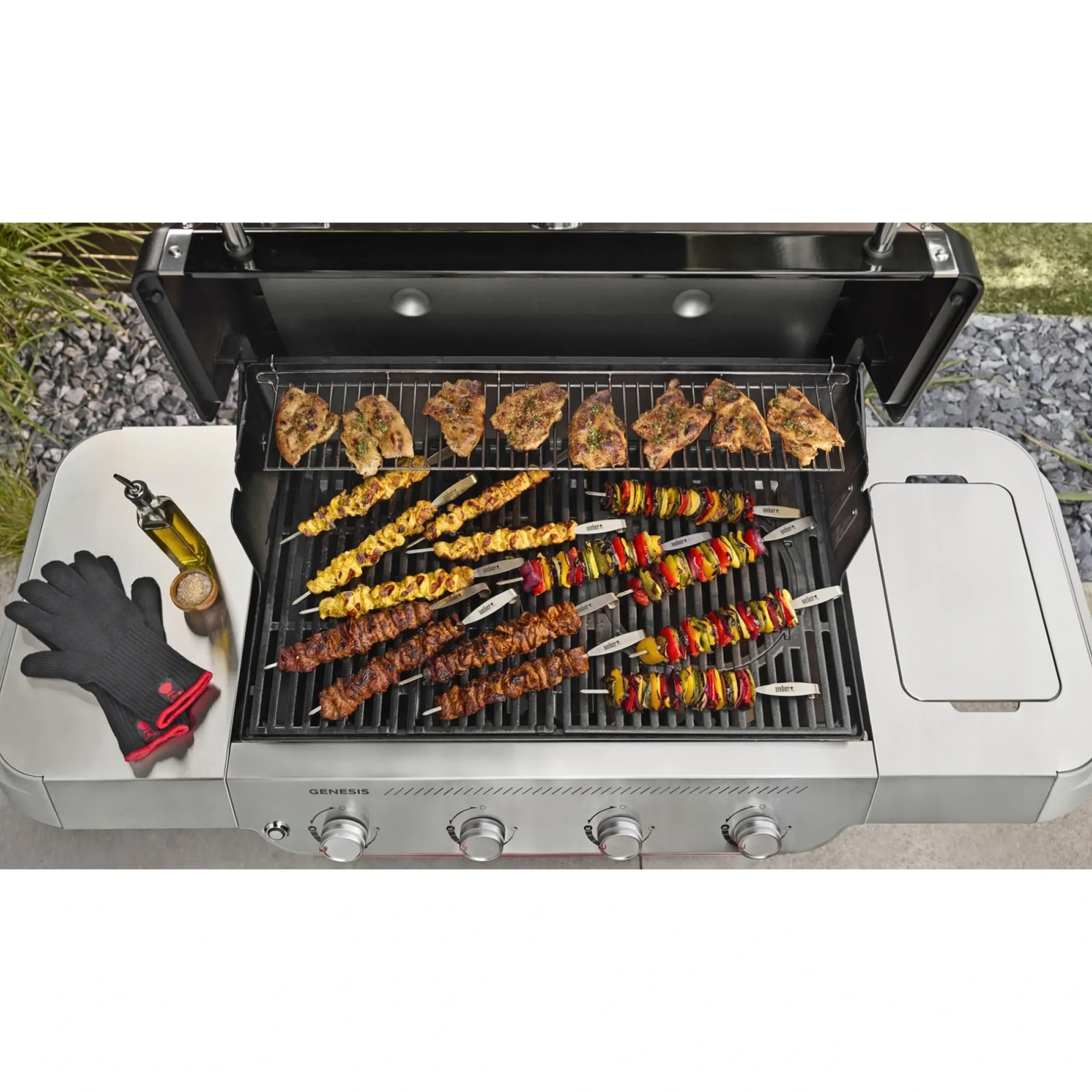 GENESIS E-415W GASGRILL SORT>Weber