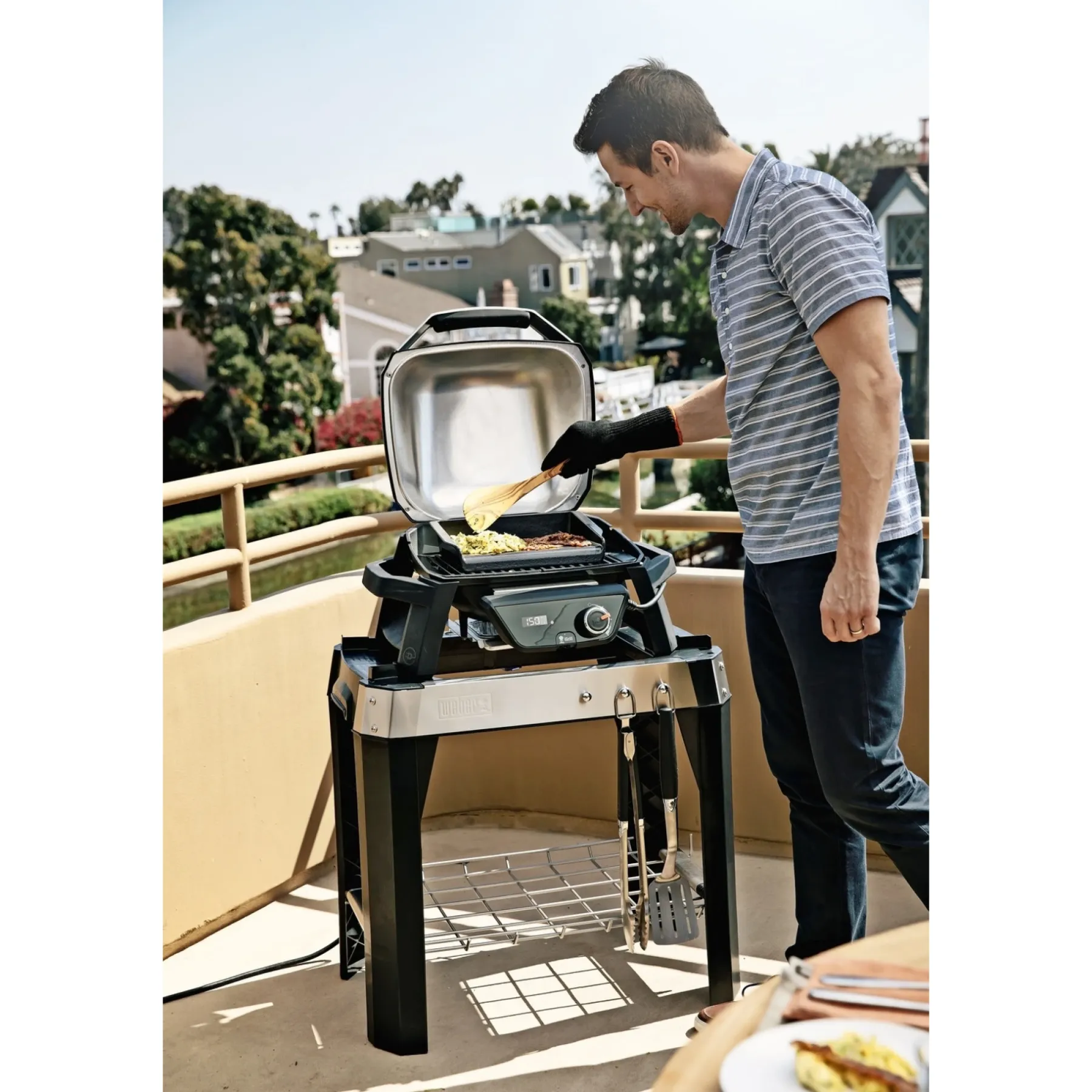 Elgrill ^ Weber PULSE 2000 - MED STATIV ELGRILL SORT