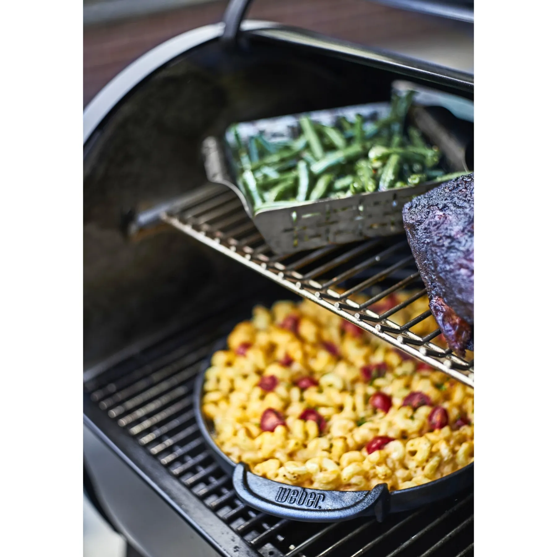SMOKEFIRE EX6 GBS PILLEGRILL SORT>Weber Outlet