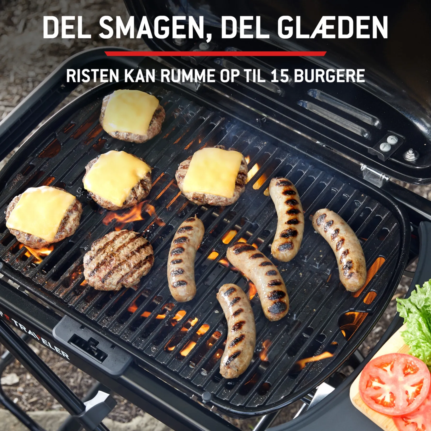 Gasgrill ^ Weber TRAVELER COMPACT STEALTH GASGRILL SORT