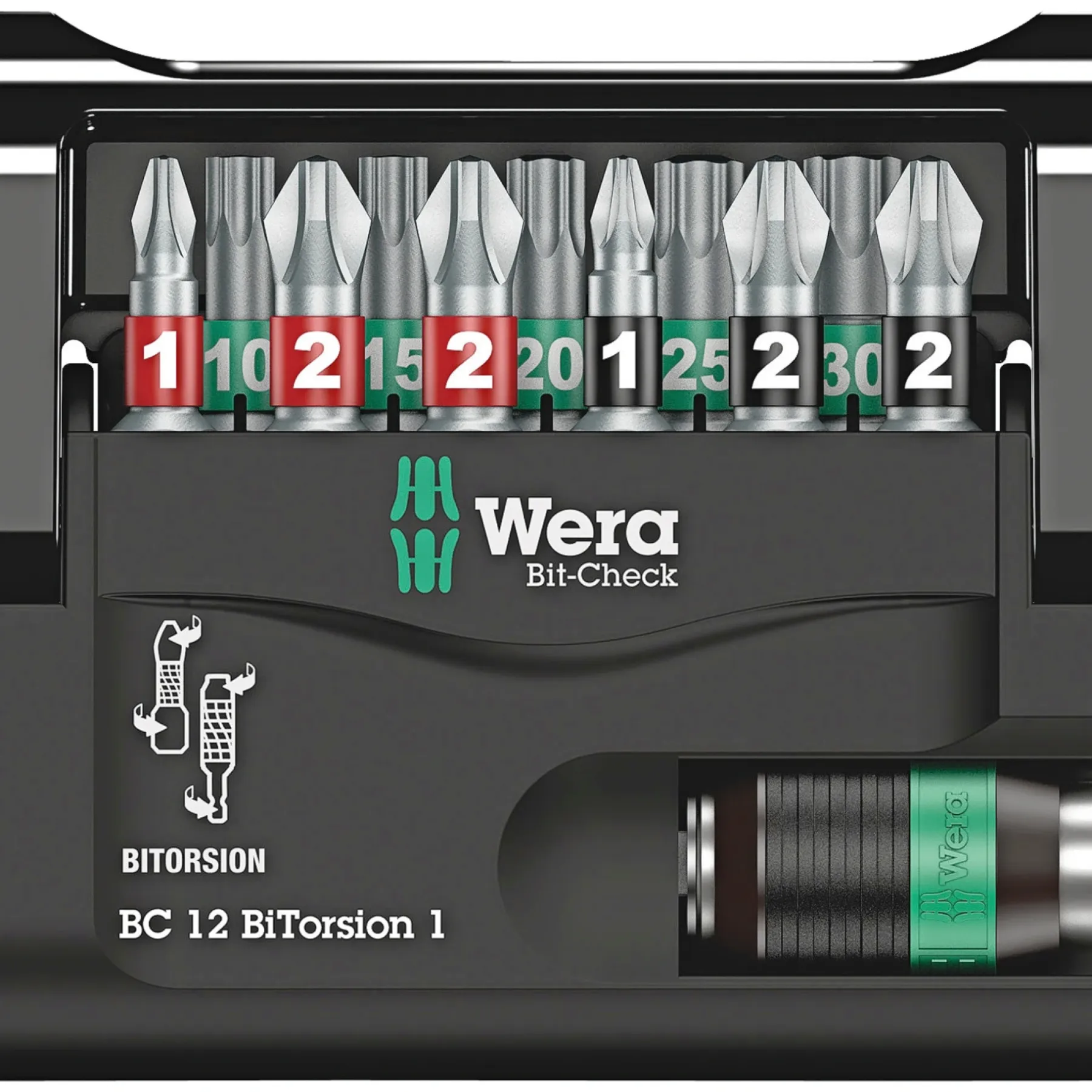 BIT CHECK BITORSION BITSSÆT 12 STK>Wera New