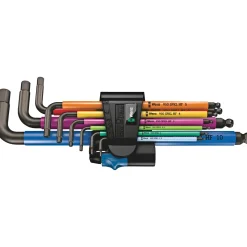 950/9 MULTICOLOUR HF1 STIFTNØGLESÆT 1,5-10 MM 9 DELE>Wera Discount