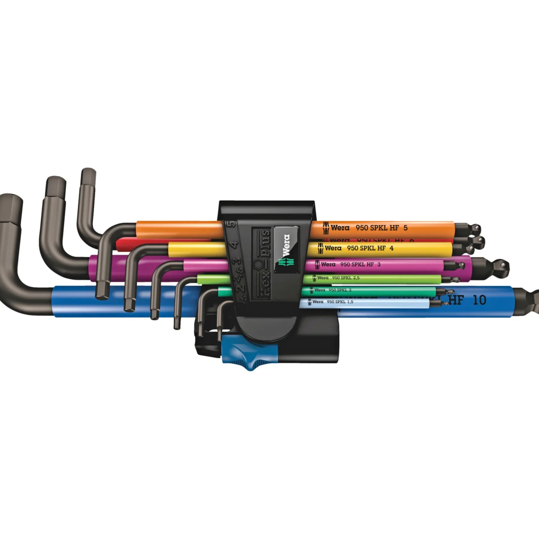 950/9 MULTICOLOUR HF1 STIFTNØGLESÆT 1,5-10 MM 9 DELE>Wera Discount