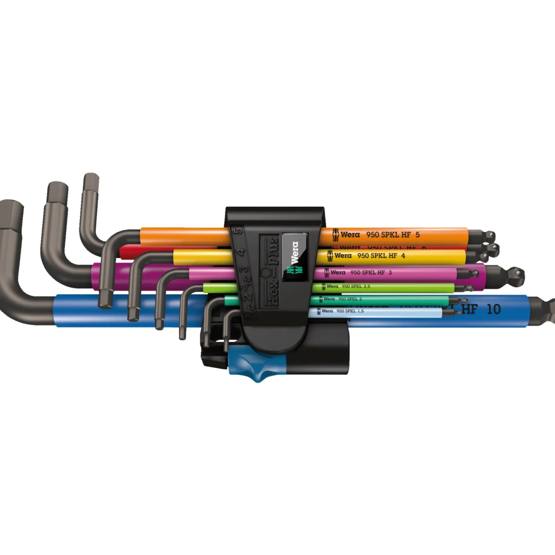 950/9 MULTICOLOUR HF1 STIFTNØGLESÆT 1,5-10 MM 9 DELE>Wera Discount