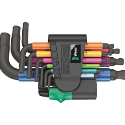 Fastnøgle ^ Wera 950/9 MULTICOLOUR 2 STIFTNØGLESÆT 1,5-10 MM 9 DELE