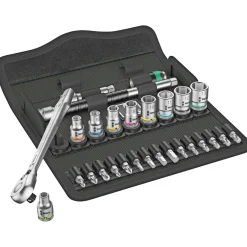 ZYKLOP 8100SA 8 TOPNØGLESÆT 90X205X55 MM 28 DELE>Wera Discount