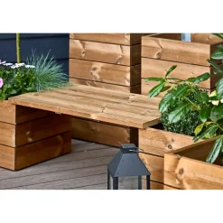 Højbede & Plantekasser ^ Wimex TREND BÆNK FYR 92.50 X 52.50 X 92.50 CM