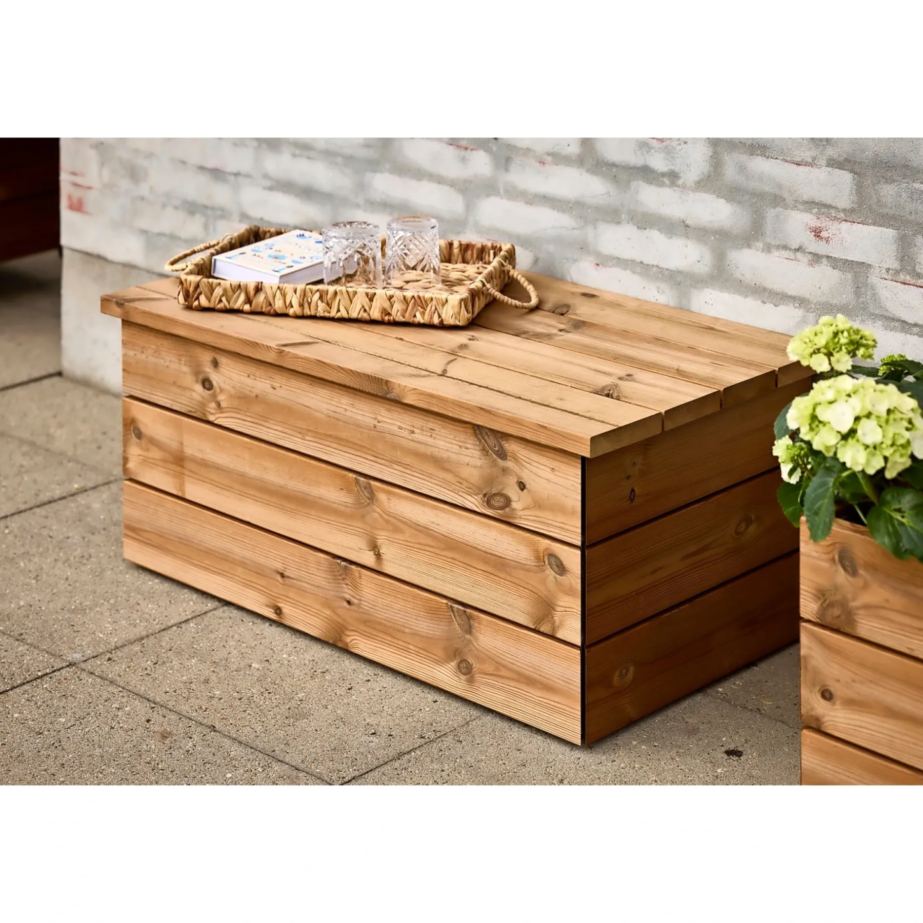 Højbede & Plantekasser ^ Wimex TREND BÆNK FYR 92.50 X 52.50 X 92.50 CM