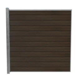 LIVØ PRIME V-PROFIL HEGNSFAG MATBRUN 189.50 X 180 CM>Wimex Best