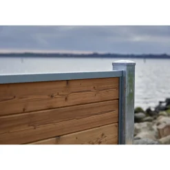 TREND V-PROFIL HEGNSFAG THERMOBEHANDLET GRAN 189.30 X 140 CM>Wimex Outlet
