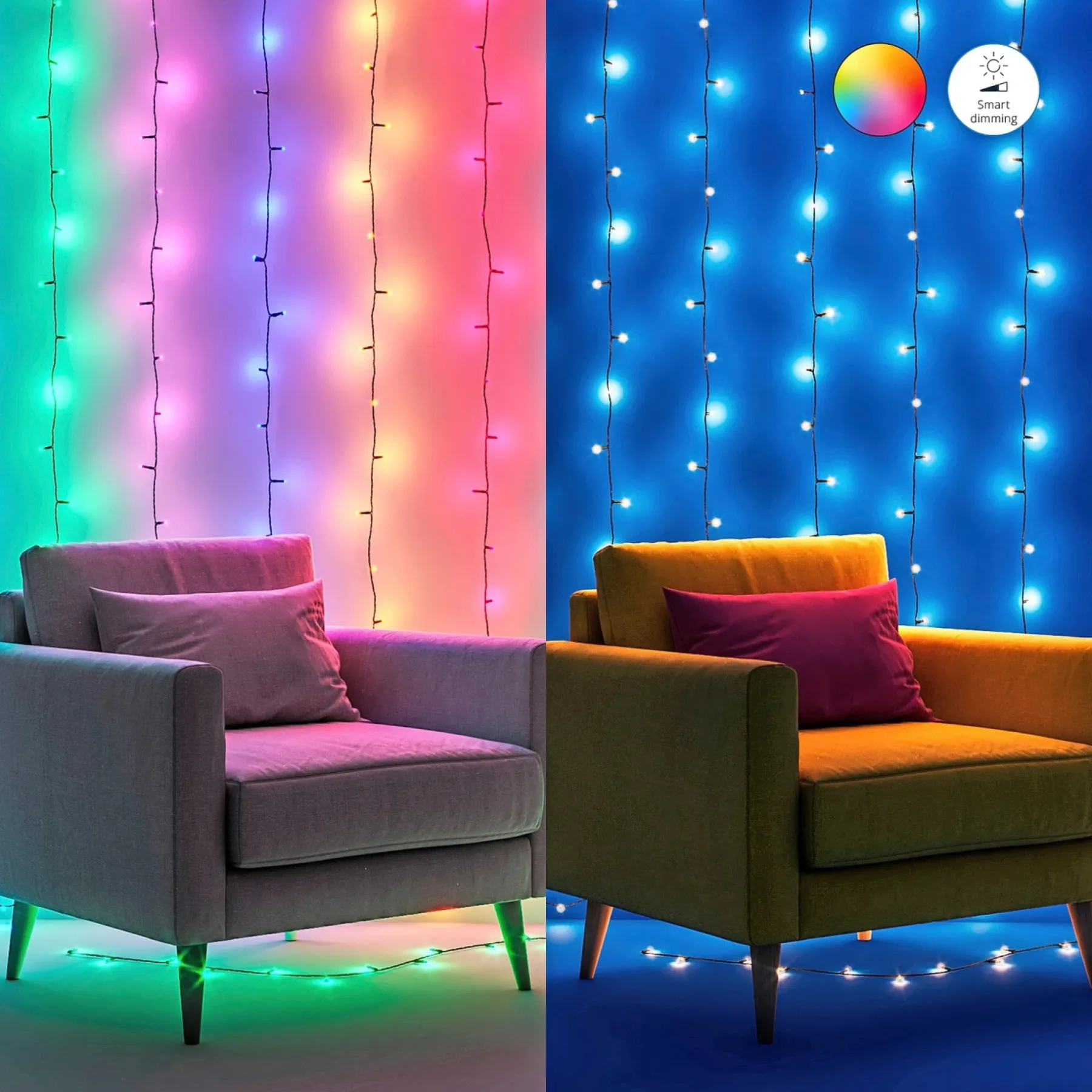 Smart Julebelysning ^ WIZ FAIRY LIGHT SMART LYSKÆDE