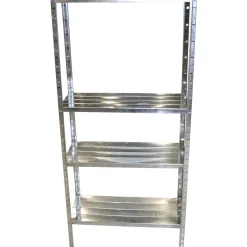 4 HYLDER 50 KG. STÅLREOL HØJDE: 1500 MM. BREDDE: 750 MM. DYBDE: 300 MM>Work>it Discount