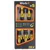 Skruetrækkere ^ Work>it TORX SKRUETRÆKKERSÆT 5 DELE