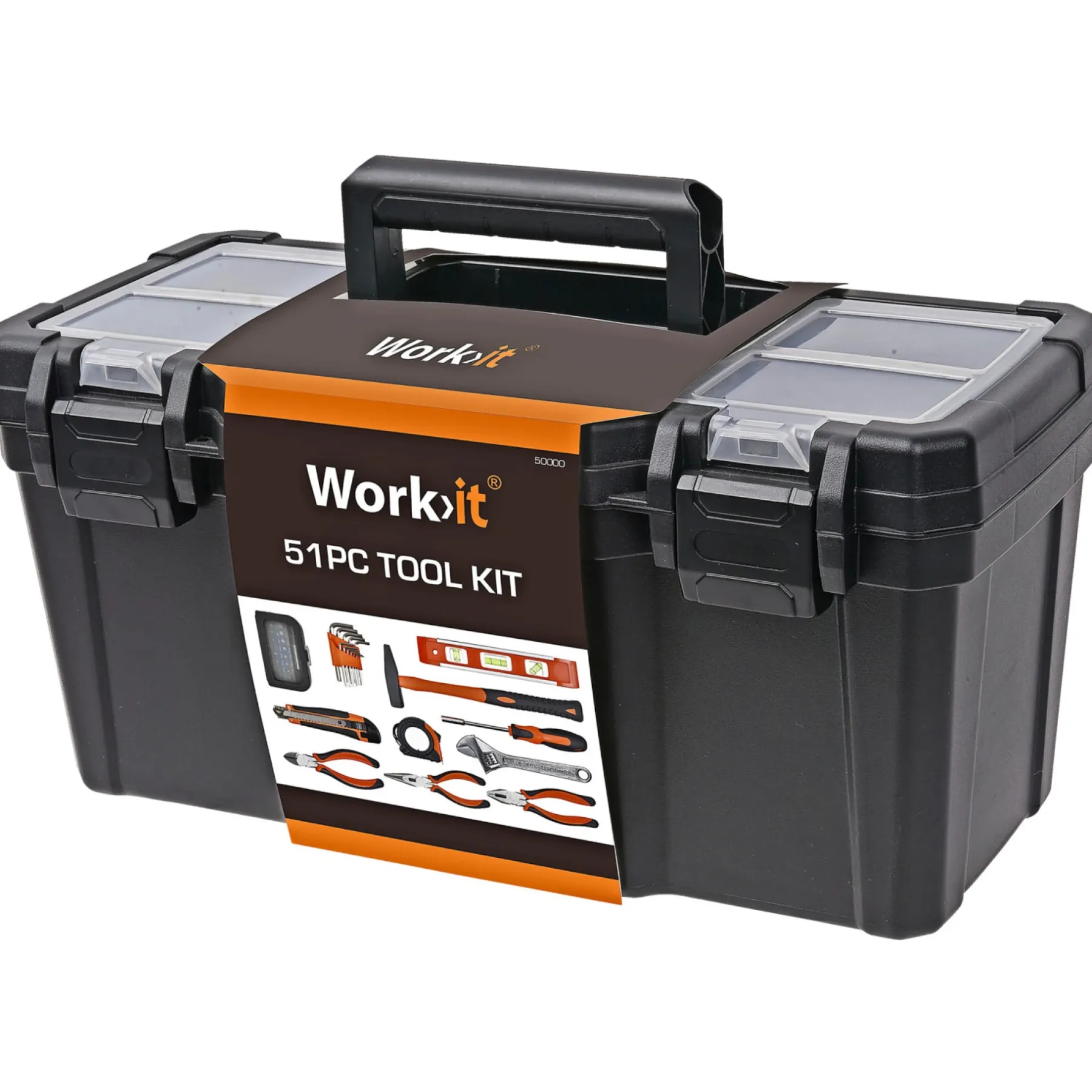 Værktøjskasser ^ Work>it VÆRKTØJSKASSE 41×21×20 CM