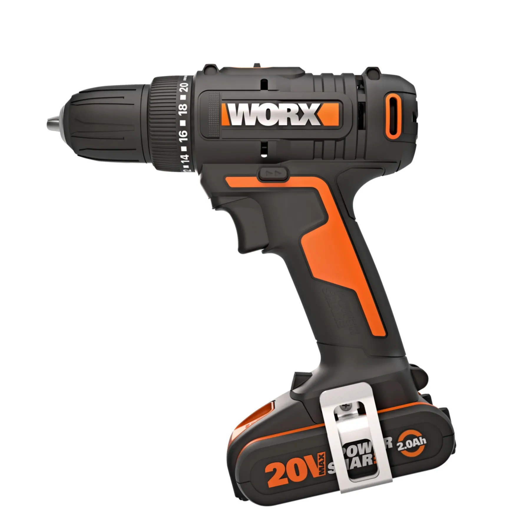 POWERSHARE WX100.3 BORE-/SKRUEMASKINE AKKU MED BATTERI OG LADER>Worx Best