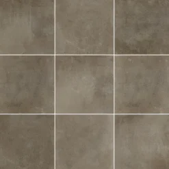 Havefliser ^ XL-BYG CONTEMPORARY BROWN UDENDØRS KERAMISK FLISE 60X60 BRUN