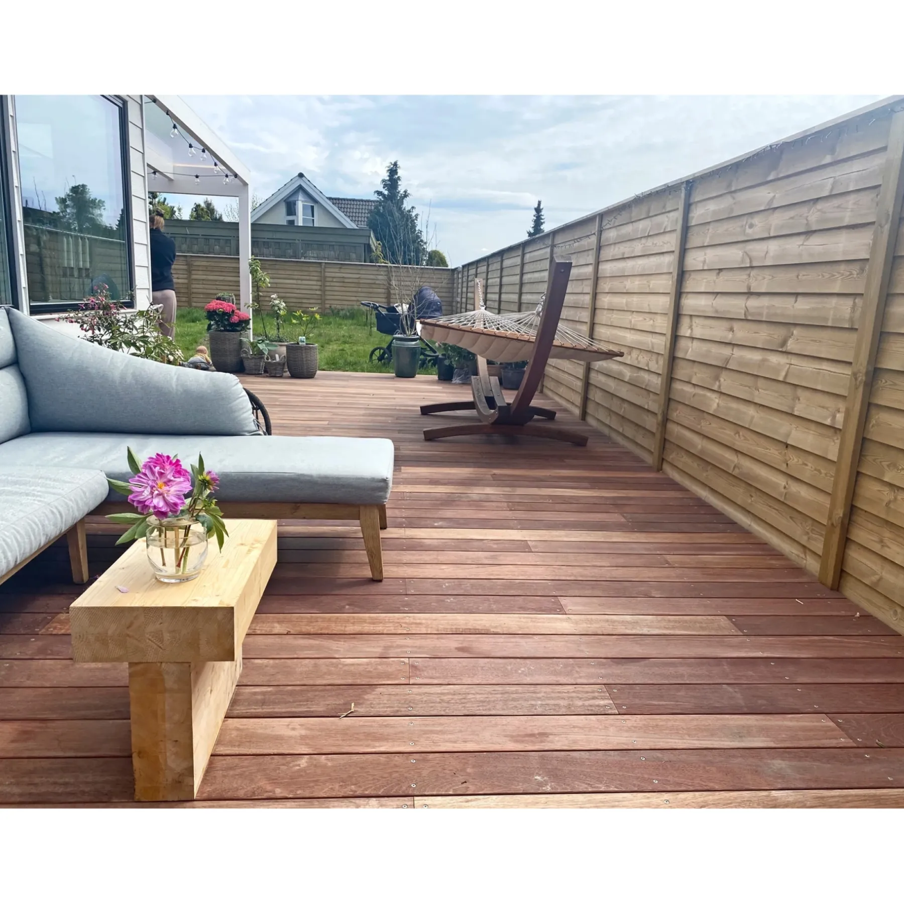 Hårdttræ ^ XL-BYG JATOBA TERRASSEBRÆT 21 X 145 X 2450 MM
