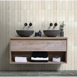 Vægfliser ^ XL-BYG MATERICI CANENELLA BLANK VÆGFLISE 6X25 BEIGE