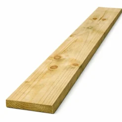 Trykimprægneret Træ ^ XL-BYG RU BRÆT TRYKIMPRÆGNERET 19 X 125 X 3600 MM
