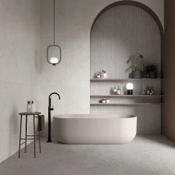 SHELLSTONE GRIGIO SOKKELFLISE 7X60 GRÅ>XL-BYG Outlet