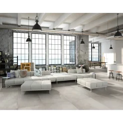 Sokkelfliser ^ XL-BYG SOLID LIGHT GREY SOKKELFLISE 7X60 LYS GRÅ