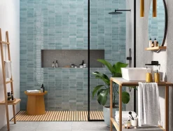 Vægfliser ^ XL-BYG T-BRICK WALL CERULEAN VÆGFLISE 5,2X16 BLÅ