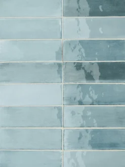 Vægfliser ^ XL-BYG T-BRICK WALL CERULEAN VÆGFLISE 5,2X16 BLÅ