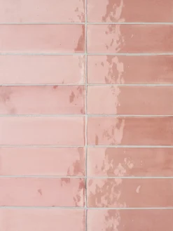 Vægfliser ^ XL-BYG T-BRICK WALL PINK PANTHER VÆGFLISE 5,2X16 RØD